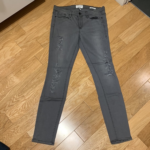 FRAME DENIM LE SKINNY DE JEANNE GREY JEANS - Picture 2 of 6